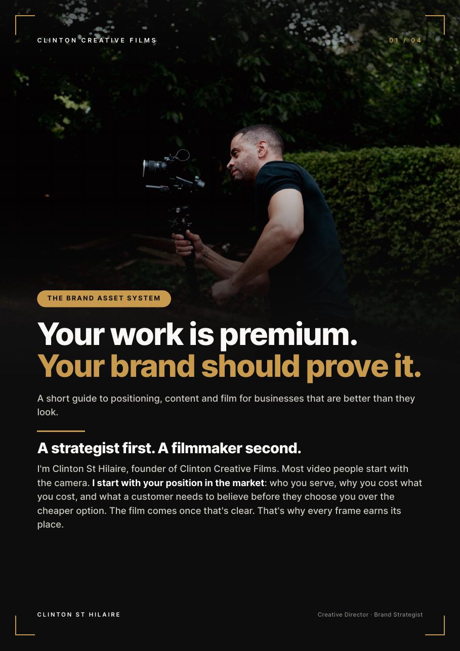 The Brand Asset System Guide cover